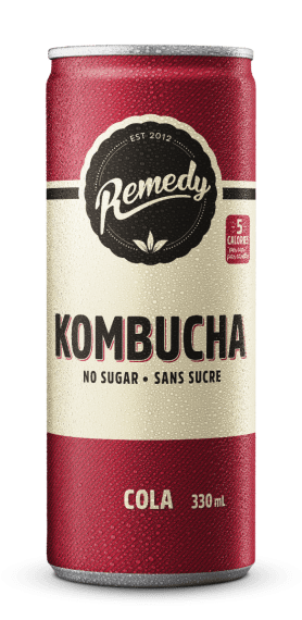 REMEDY KOMBUCHA Épicerie Kombucha au cola 330ml
