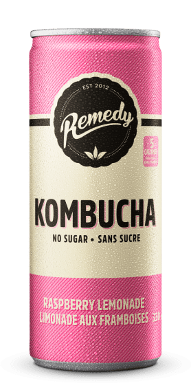 REMEDY KOMBUCHA Épicerie Kombucha limonade et framboises 330ml