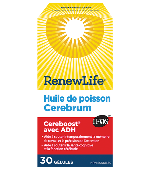RENEW LIFE Suppléments Cerebrum 30caps