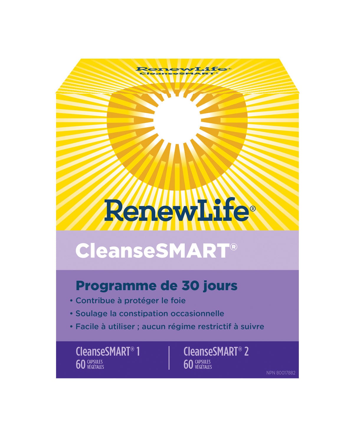 RENEW LIFE Suppléments Trousse cleansesmart (cure de 30 jours) cure