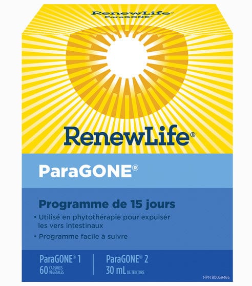 RENEW LIFE Suppléments Trousse paragone (cure de 15 jours) cure