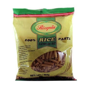 RIZOPIA Épicerie Pâtes penne de riz brun bio sans-gluten 454g