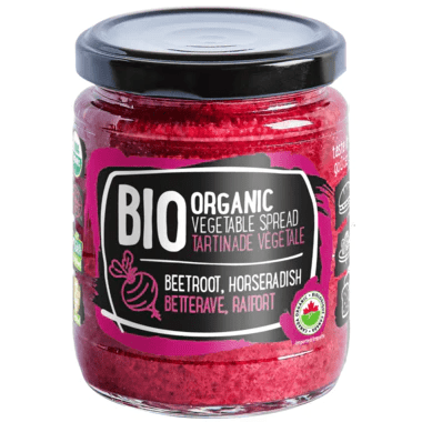 RUDOLFS Épicerie Tartinade végétale bettrave et raifort bio 235g