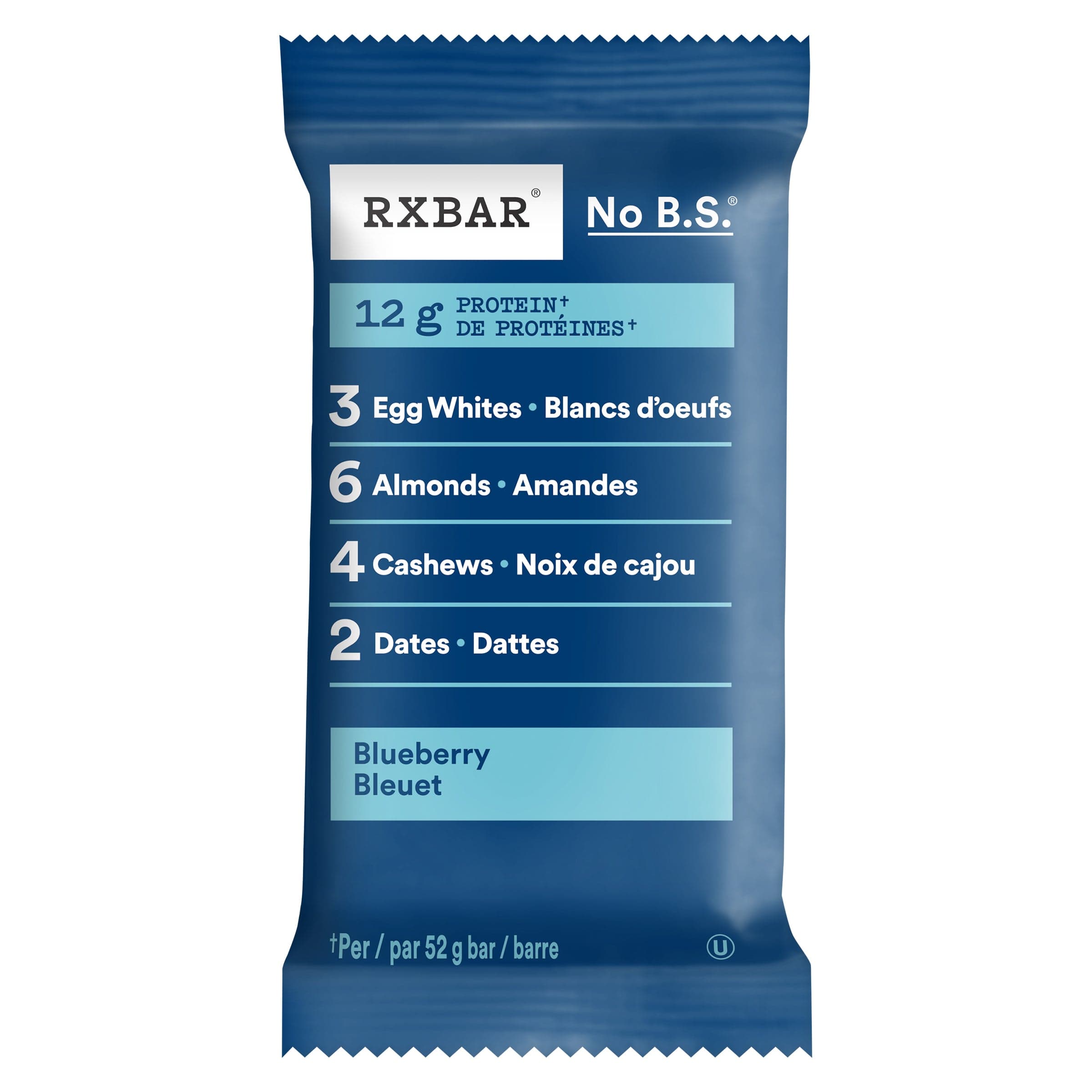 RX BAR Épicerie Barre protéinée bleuet 52g