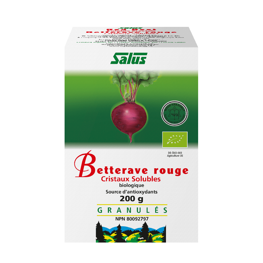 SALUS Suppléments Cristaux de betteraves rouges 200g