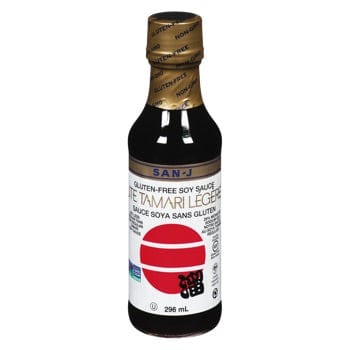 SAN-J Épicerie Sauce soya légère sans-gluten 592ml
