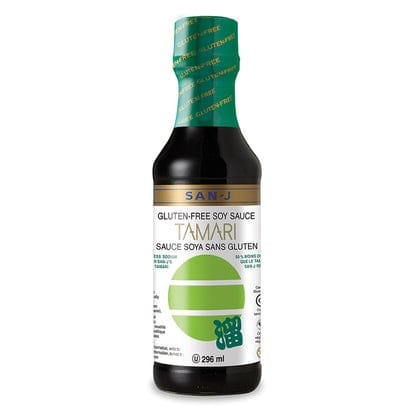 SAN-J Épicerie Sauce tamari 50% de sodium 296ml