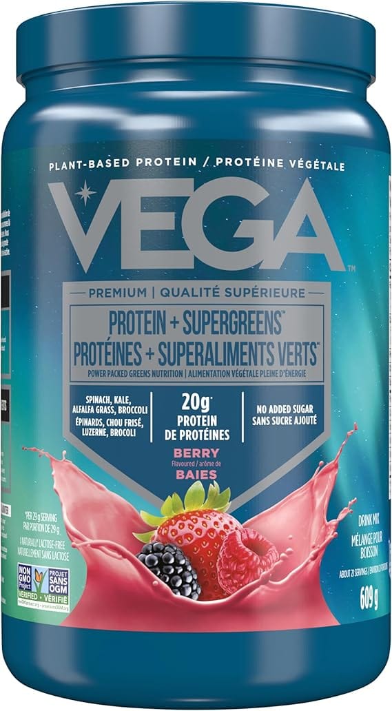 SEQUEL Suppléments Protéines Baies (21 portions) 609g