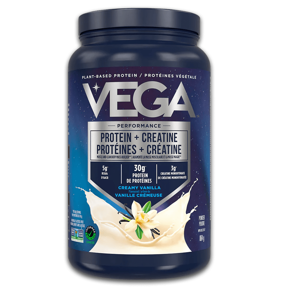 SEQUEL Suppléments Protéines de performance et créatine (vanille crémeuse) 864g