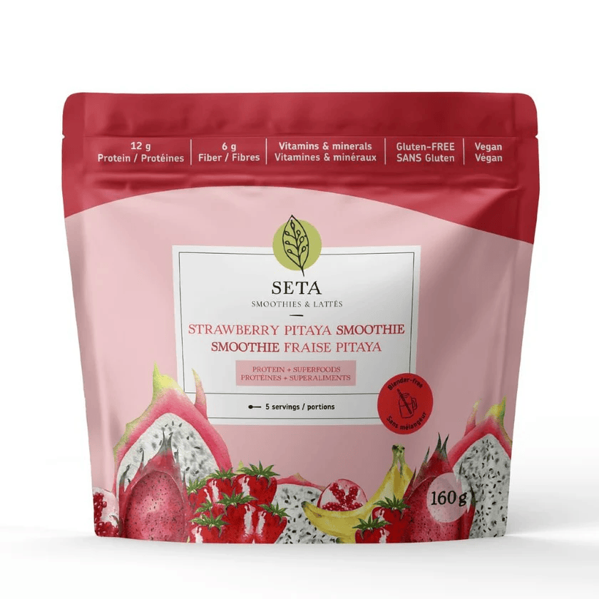 SETA ORGANIC Épicerie Smoothie fraise et pitaya 160g