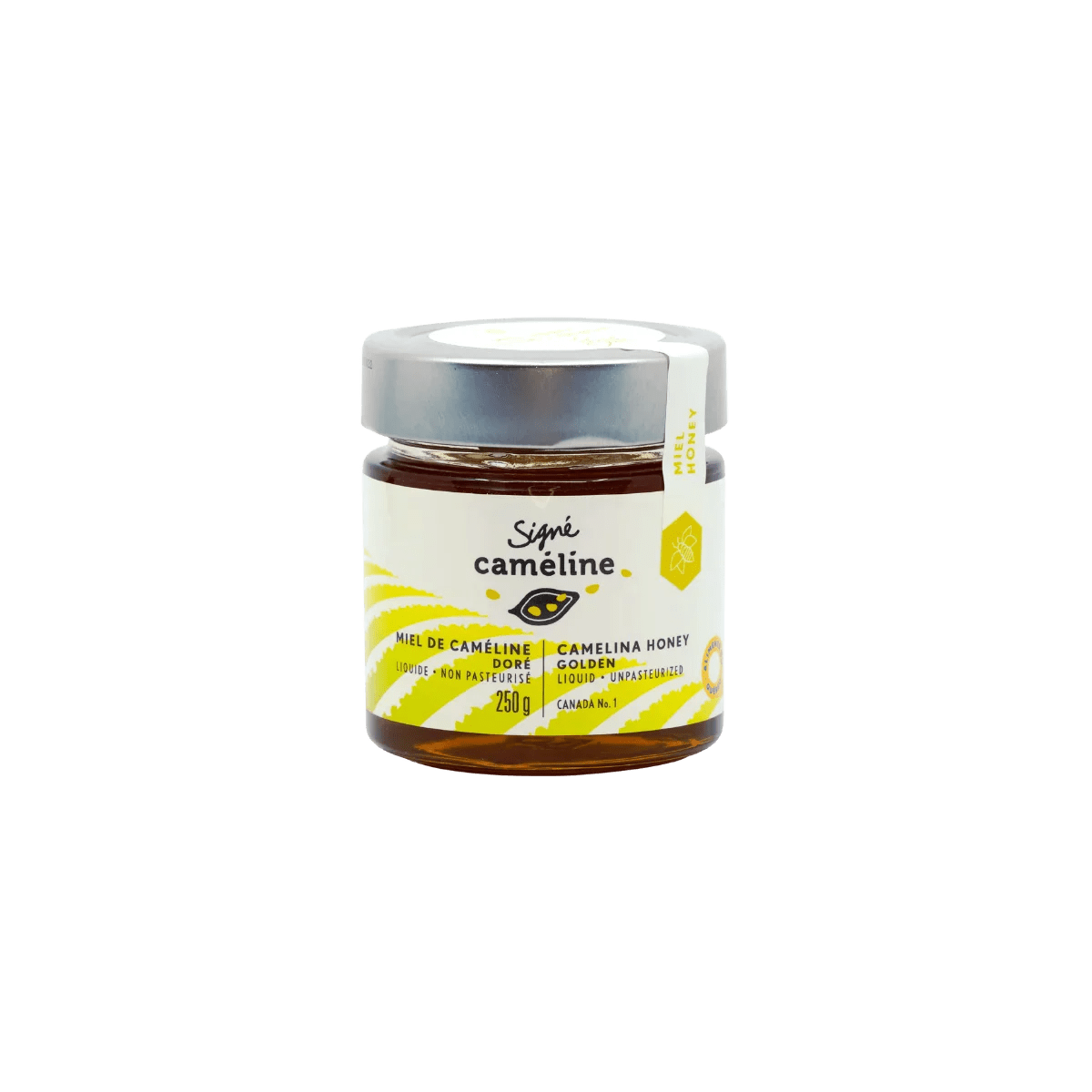 SIGNÉ CAMÉLINE Épicerie Miel de caméline doré 250g