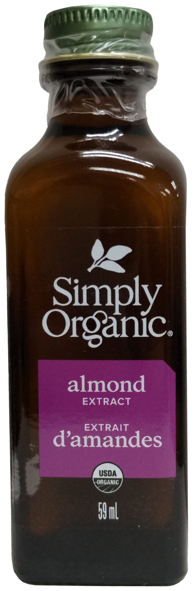 SIMPLY ORGANICS Épicerie Extrait d'amandes bio-59ml