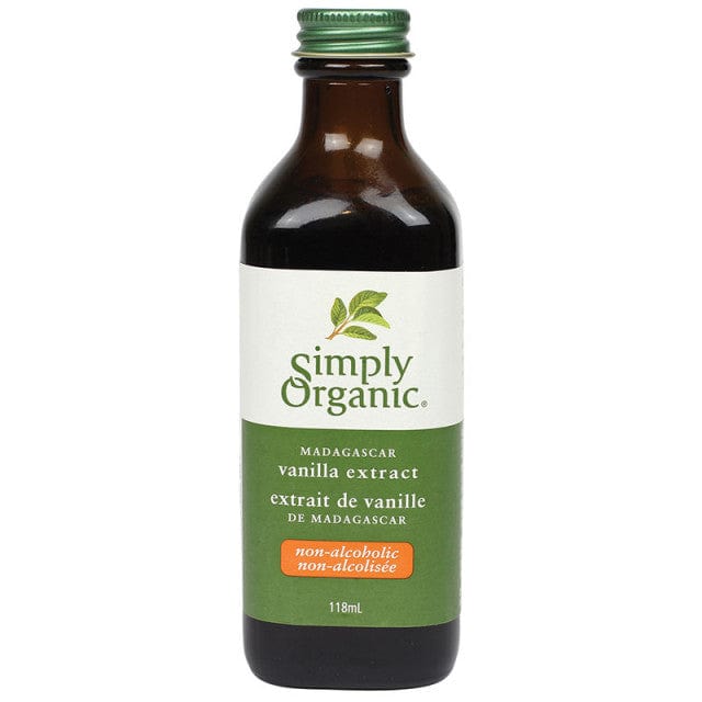 SIMPLY ORGANICS Épicerie Extrait de vanille de Madagascar bio non-alcolisée 118ml