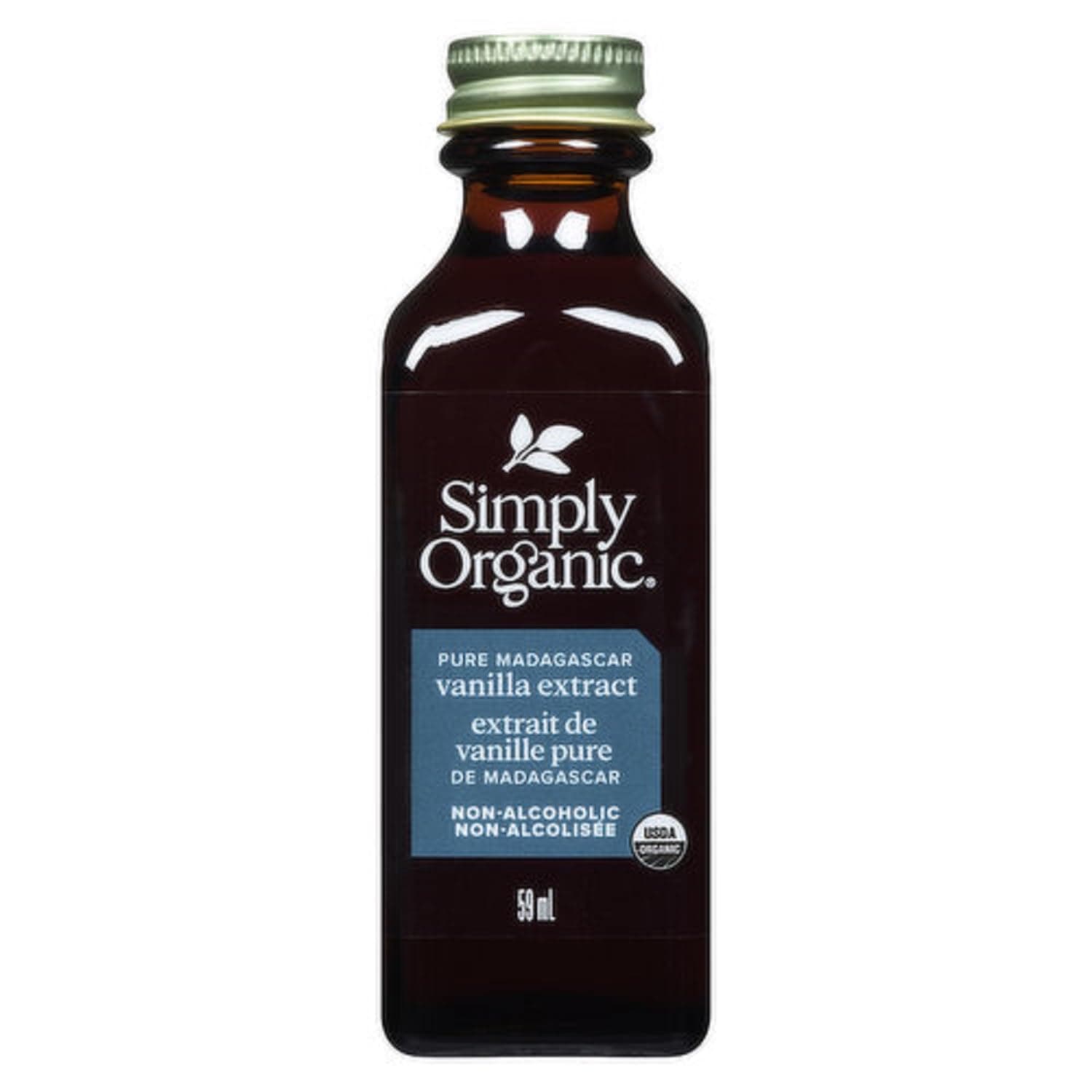 SIMPLY ORGANICS Épicerie Extrait de vanille de Madagascar bio non-alcolisée 59ml