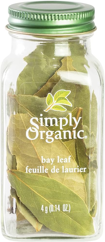 SIMPLY ORGANICS Épicerie Feuilles de laurier bio 4g