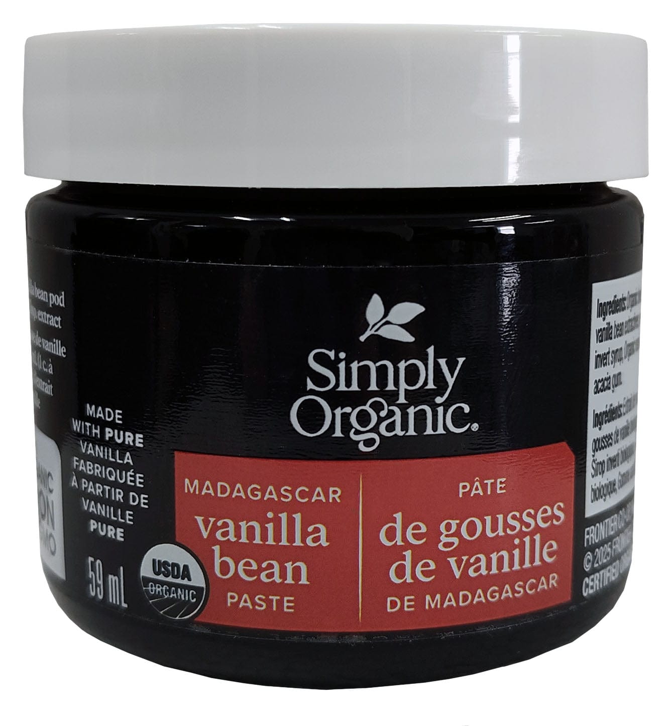 SIMPLY ORGANICS Épicerie Pâte de gousses de vanille de Madagascar bio 59ml