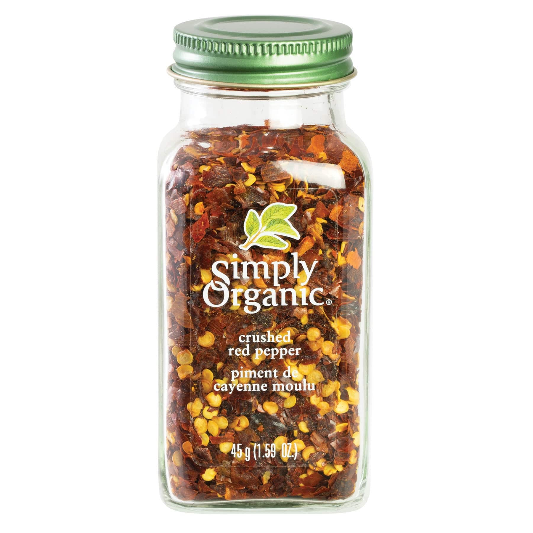 SIMPLY ORGANICS Épicerie Piment de cayenne concassé bio 45g