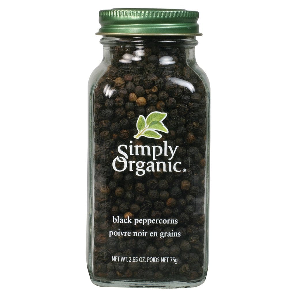 SIMPLY ORGANICS Épicerie Poivre noir en grains 75g