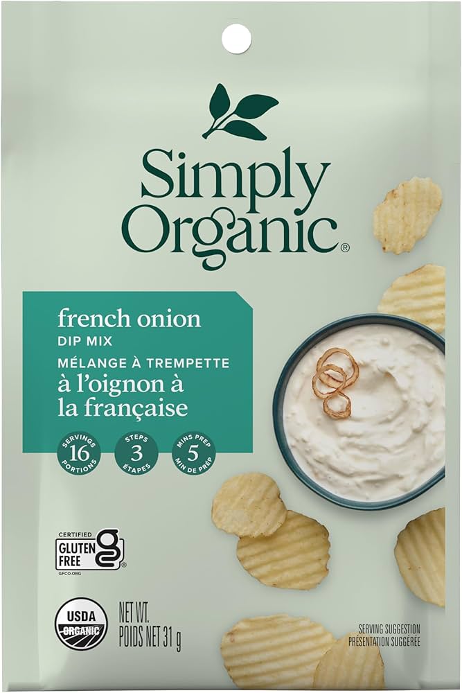 SIMPLY ORGANICS Épicerie Trempette oignon bio 31g