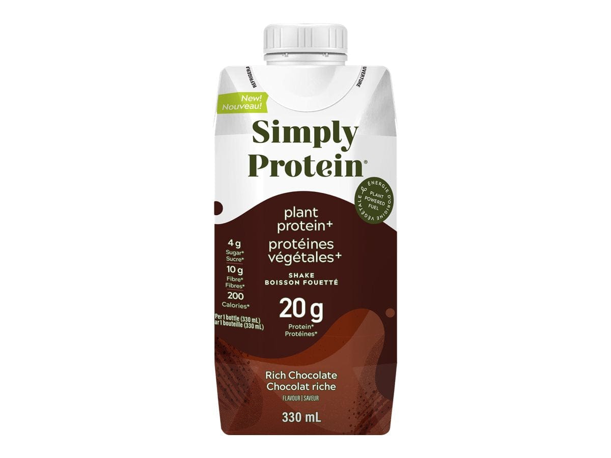 SIMPLY PROTEIN Suppléments Protéines végétales fouettées chocolat + 330ml