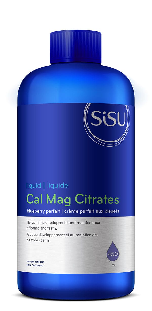 SISU Suppléments Citrate de Calcium, Magnésium (bleuets) 450ml