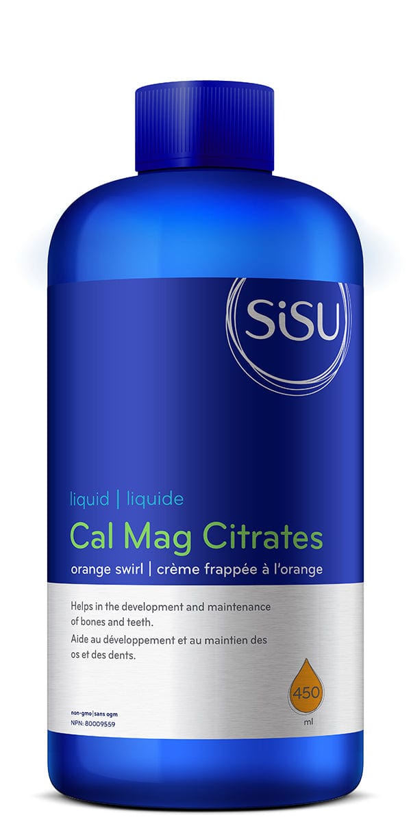 SISU Suppléments Citrate de Calcium, Magnésium (orange) 450ml