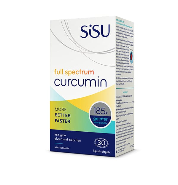SISU Suppléments Curcumine à spectre intégral 30gel