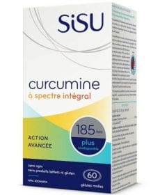 SISU Suppléments Curcumine à spectre intégral 60gel
