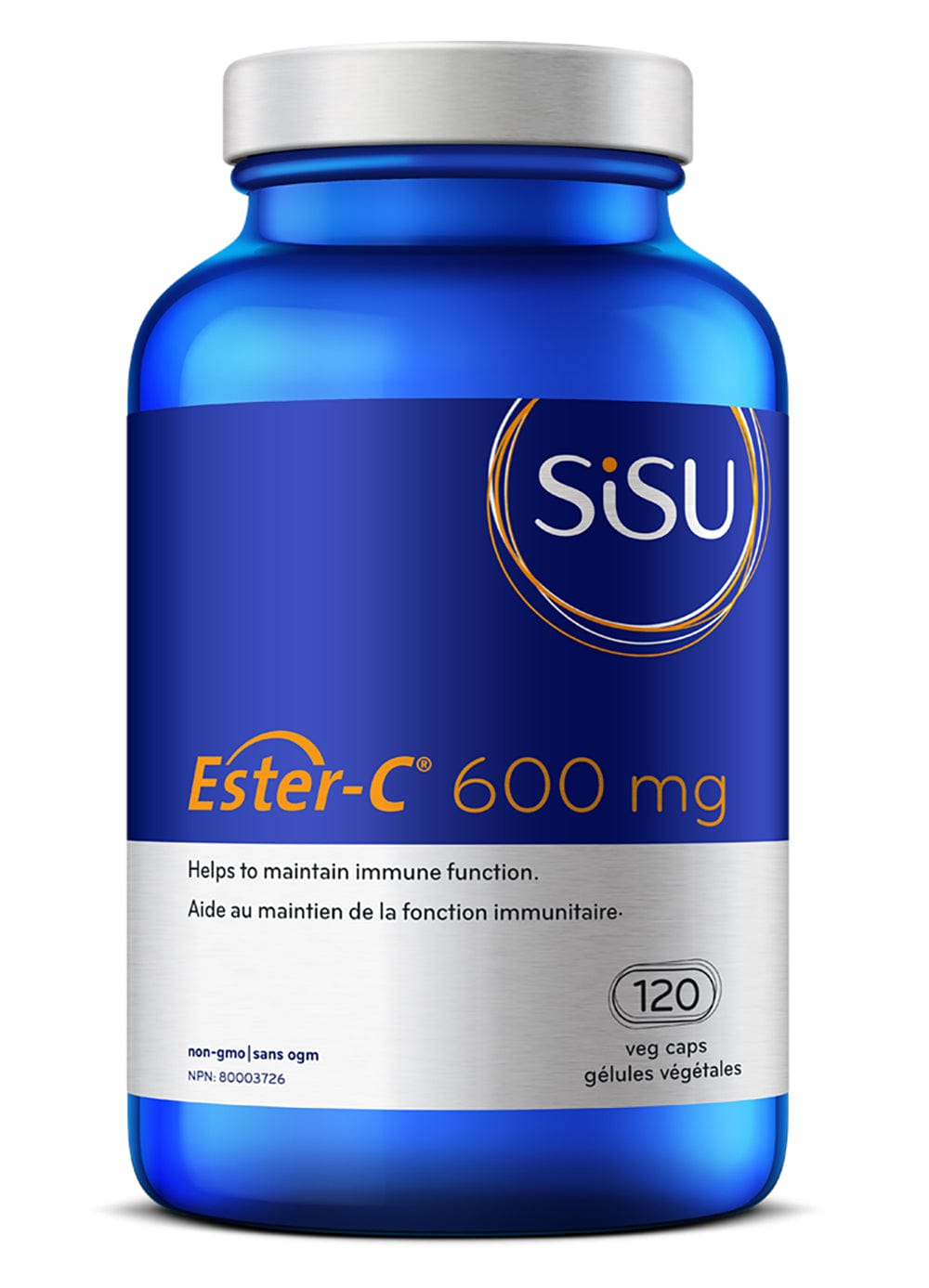 SISU Suppléments Ester-C 600mg 120vcaps