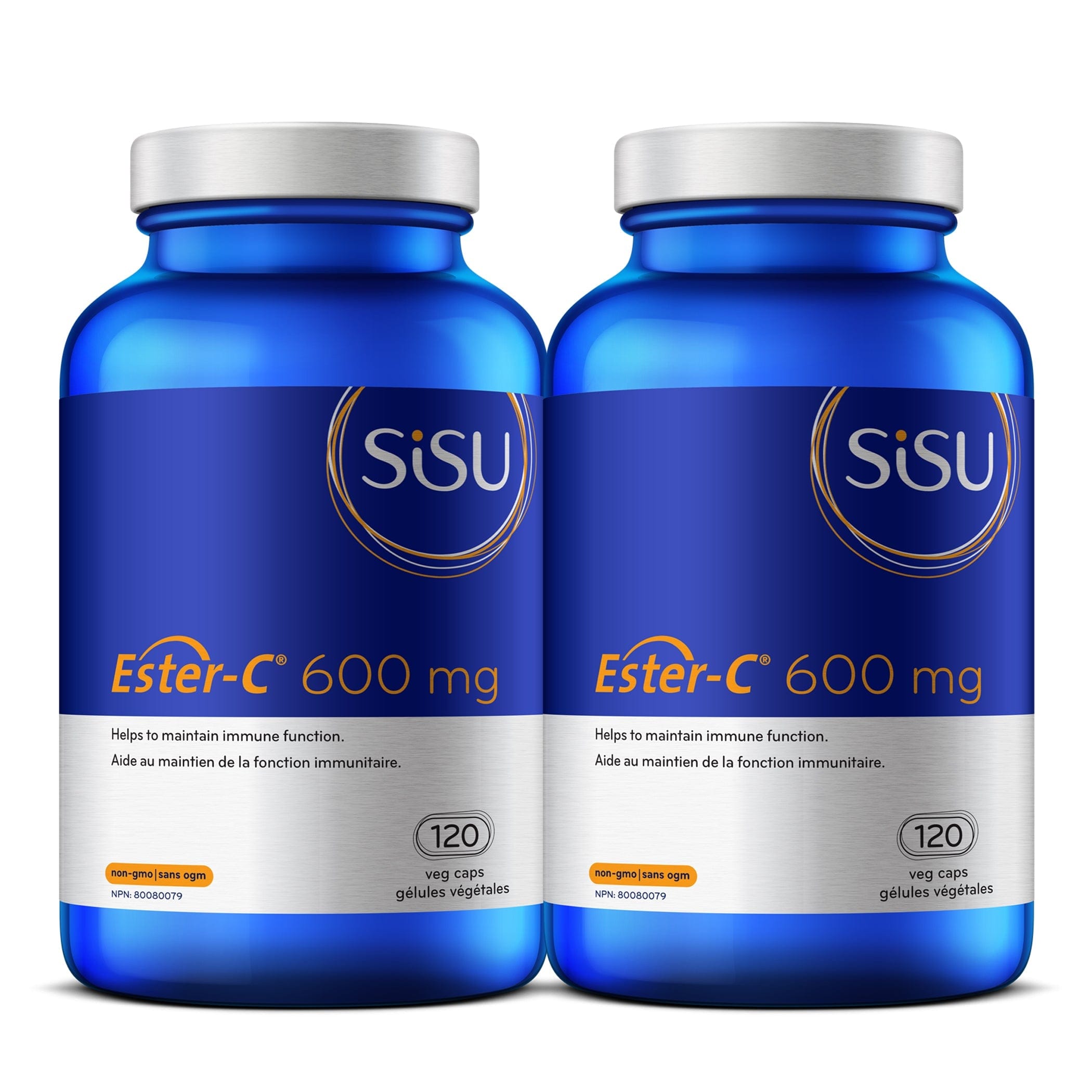 SISU Suppléments Ester-C 600mg  Duo  120vcaps+120vcaps
