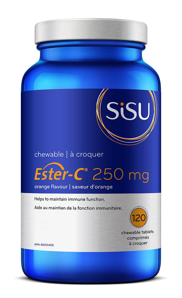 SISU Suppléments Ester-C (à croquer, orange/250mg) 120comp