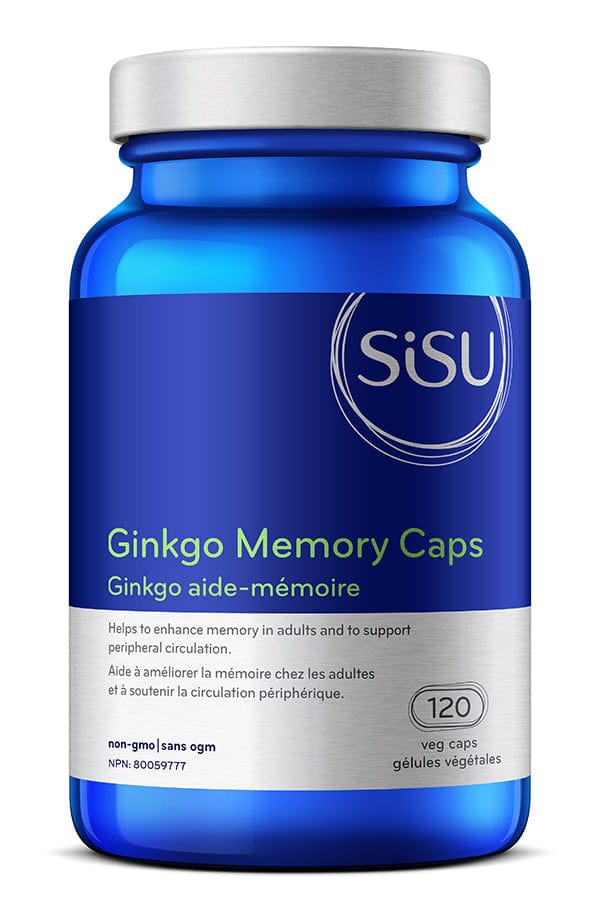 SISU Suppléments Ginkgo aide-mémoire 60mg 120caps