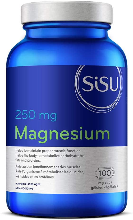 SISU Suppléments Magnésium 250mg 100caps