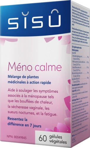 SISU Suppléments Méno calme (avec estroG-100R) 60vgel