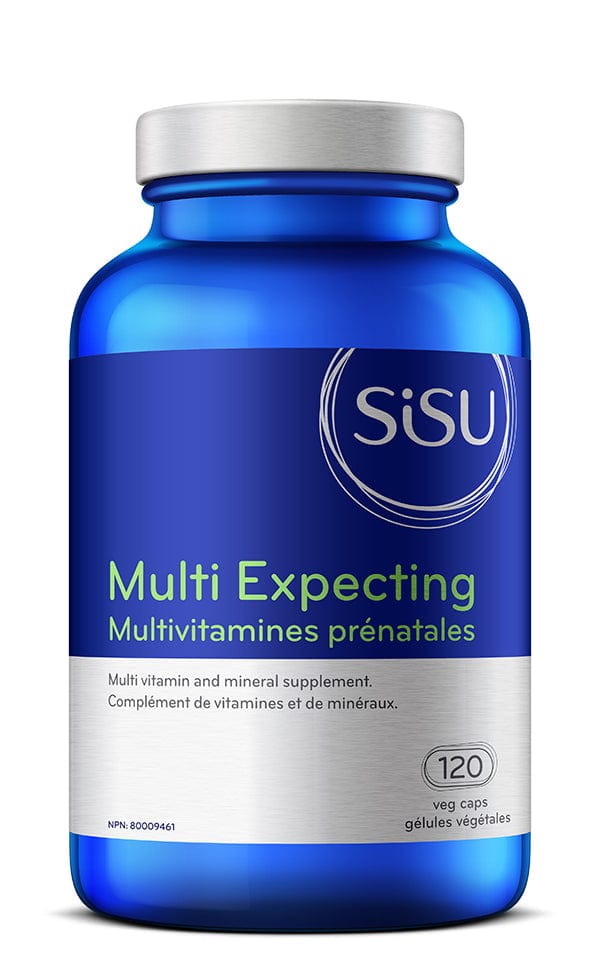 SISU Suppléments Multivitamines prénatales (avec 250 UI vitamine D3) 120vcaps