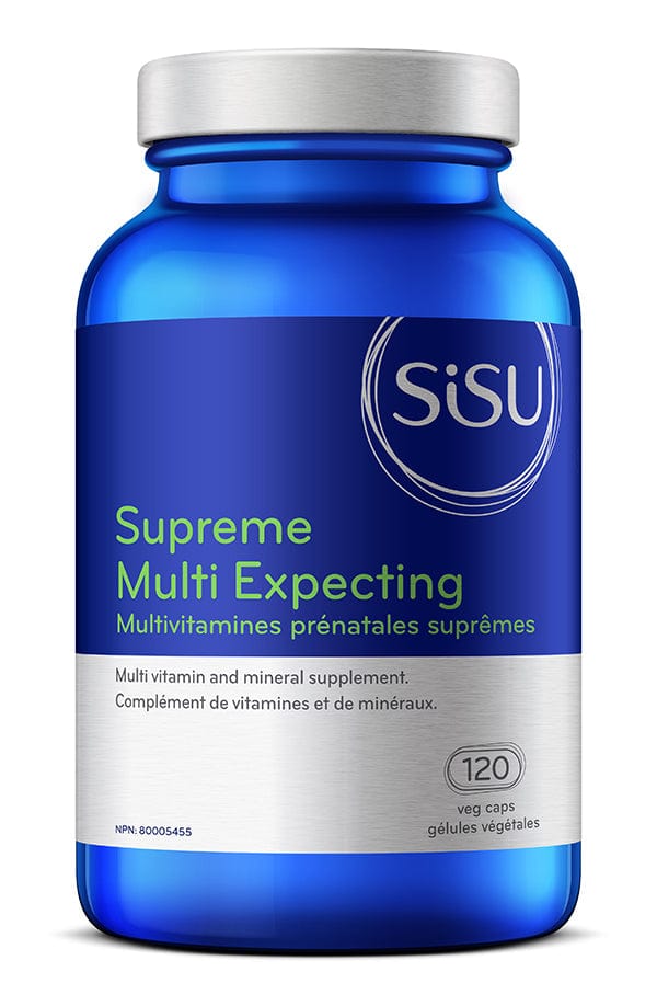 SISU Suppléments Multivitamines prénatales Suprêmes 120caps