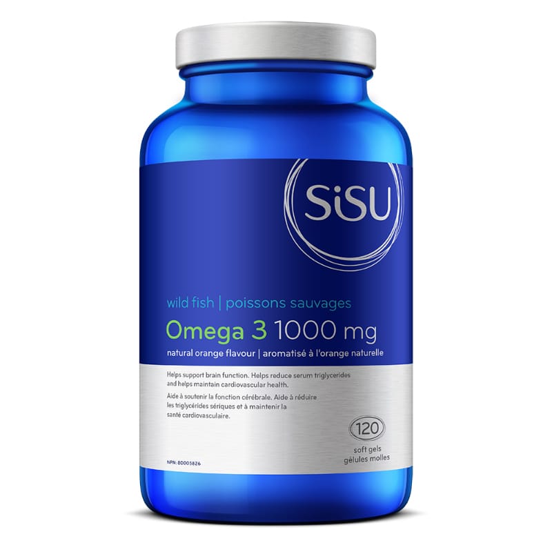 SISU Suppléments Omega 3 1000mg (orange) 120gel