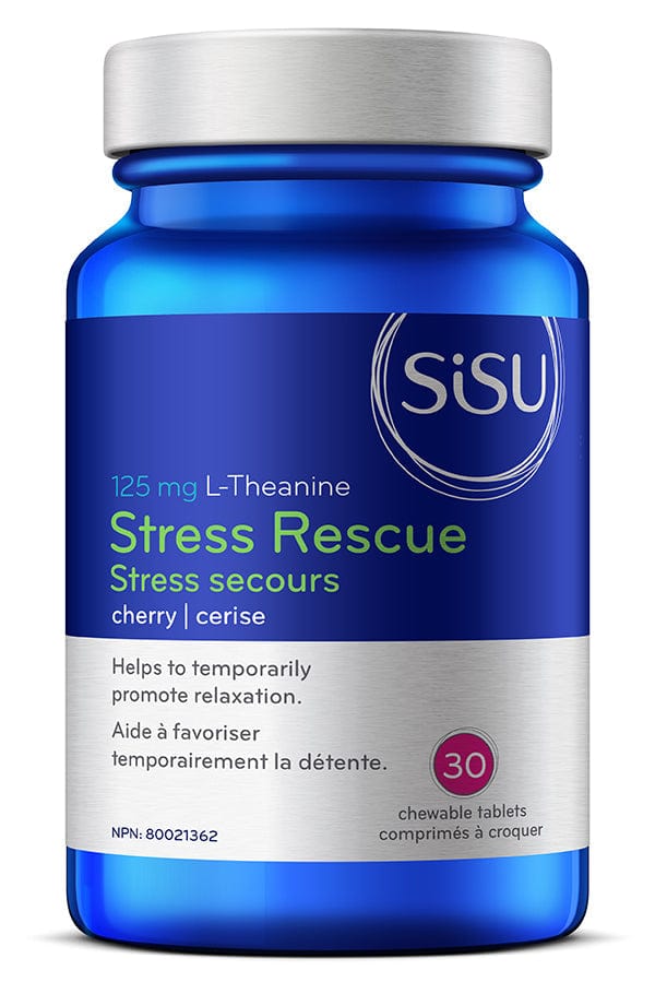 SISU Suppléments Stress secours 125mg (L-Theanine-cerise) 30comp