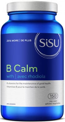 SISU Suppléments Vitamine B calm (250mg de rhodiola) Bonus 150vcaps