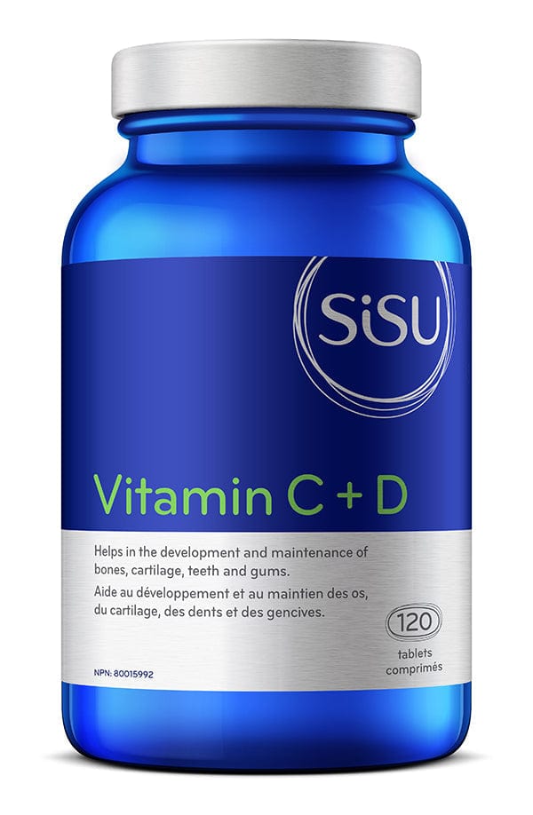 SISU Suppléments Vitamine C plus D 120comp