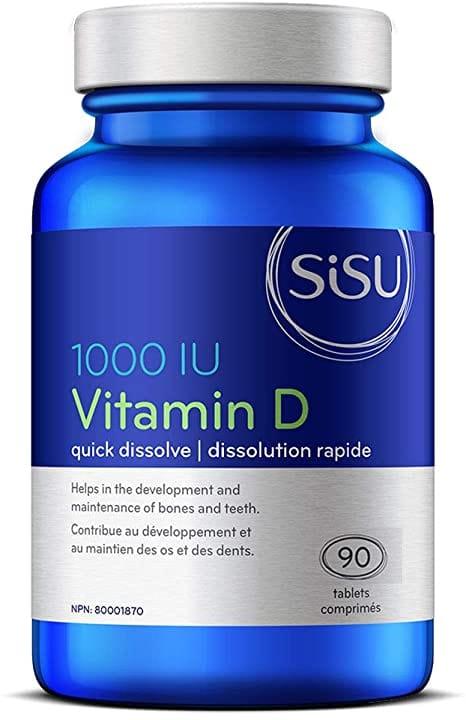 SISU Suppléments Vitamine D3 (1000 U.I.) 90comp