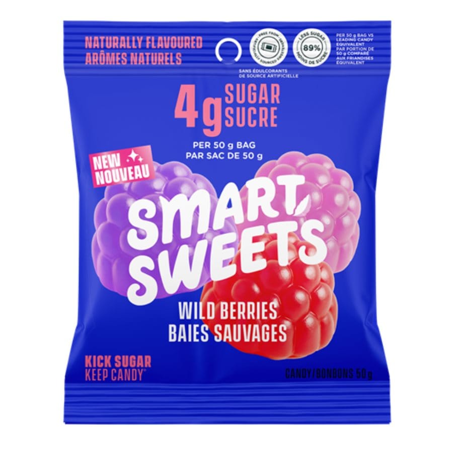SMART SWEETS Épicerie Bonbons baies sauvages 50g