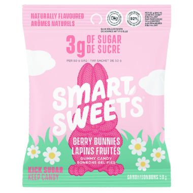 SMART SWEETS Épicerie Bonbons lapins de baies 50g