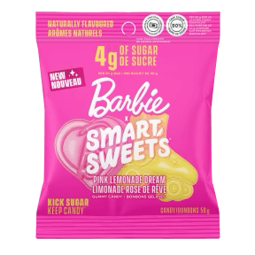 SMART SWEETS Épicerie Bonbons limonade rose de rêve 50g