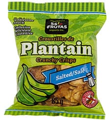 SS FRUTAS Épicerie Croustilles de plantain 85g