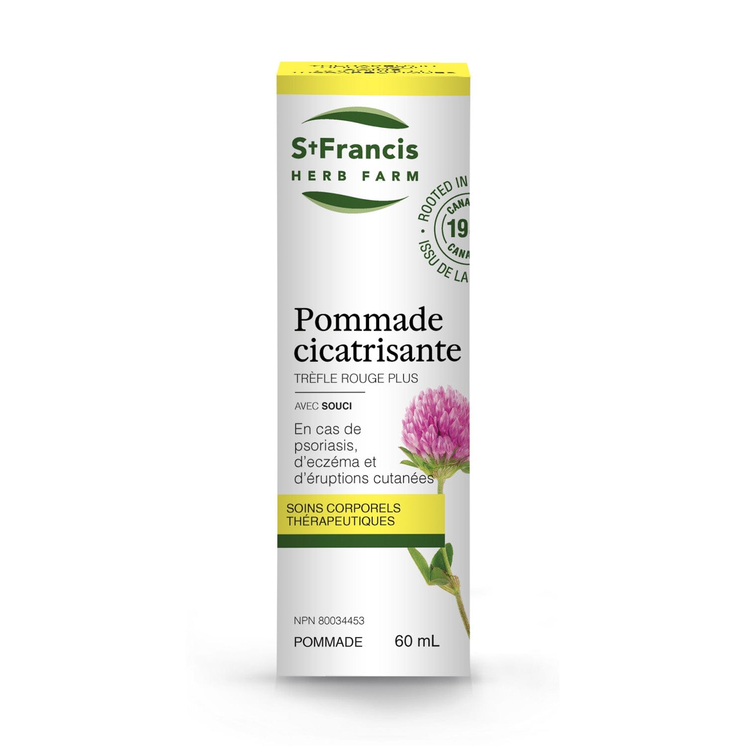 ST-FRANCIS HERB FARM Soins & Beauté Pommade cicatrisante au trèfle rouge (pure bio) 60ml