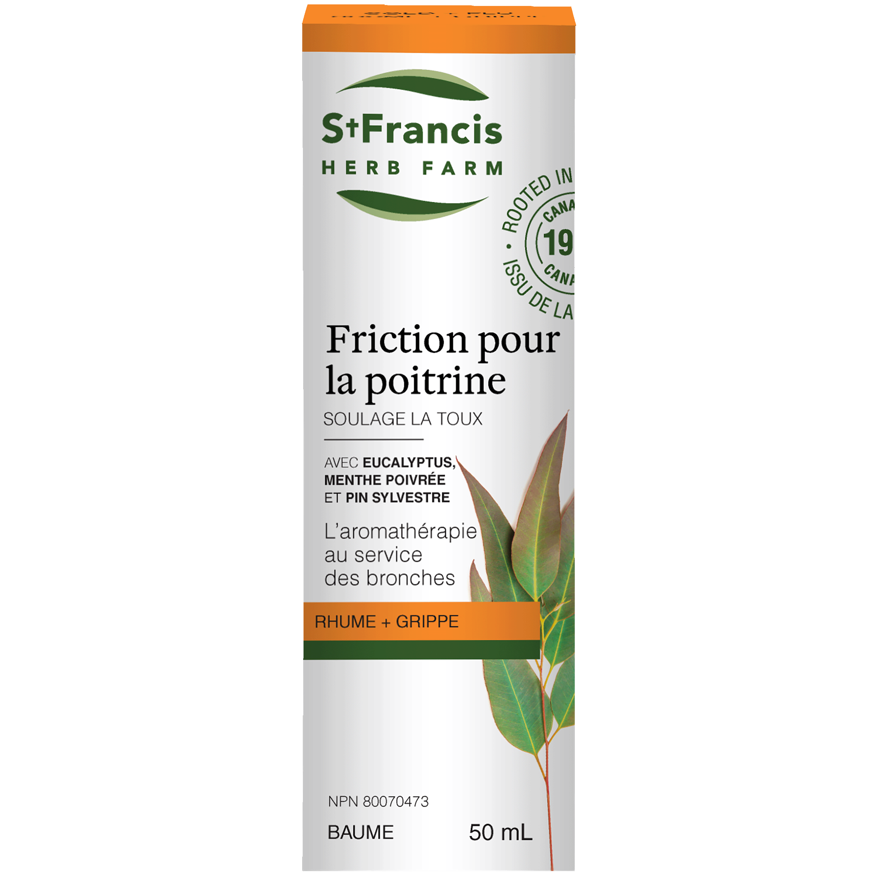 ST-FRANCIS HERB FARM Suppléments Chestrub baume friction (soulage toux et rhume infections respiratoire) 50ml