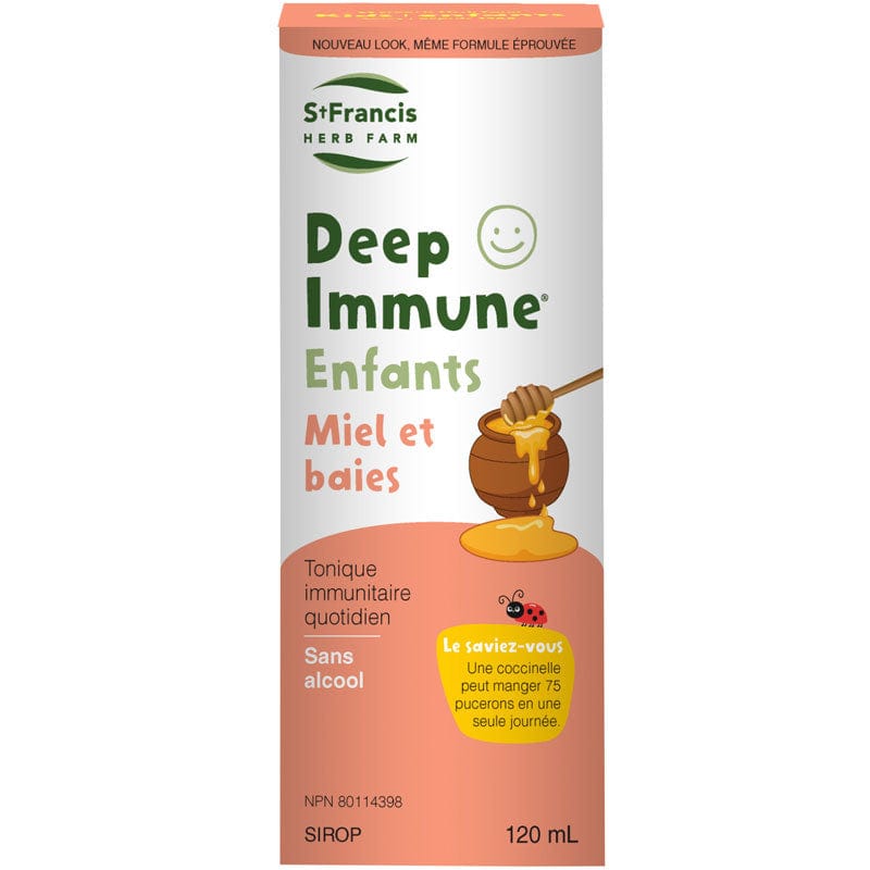 ST-FRANCIS HERB FARM Suppléments Deep immune enfants (miel et baies)  120ml