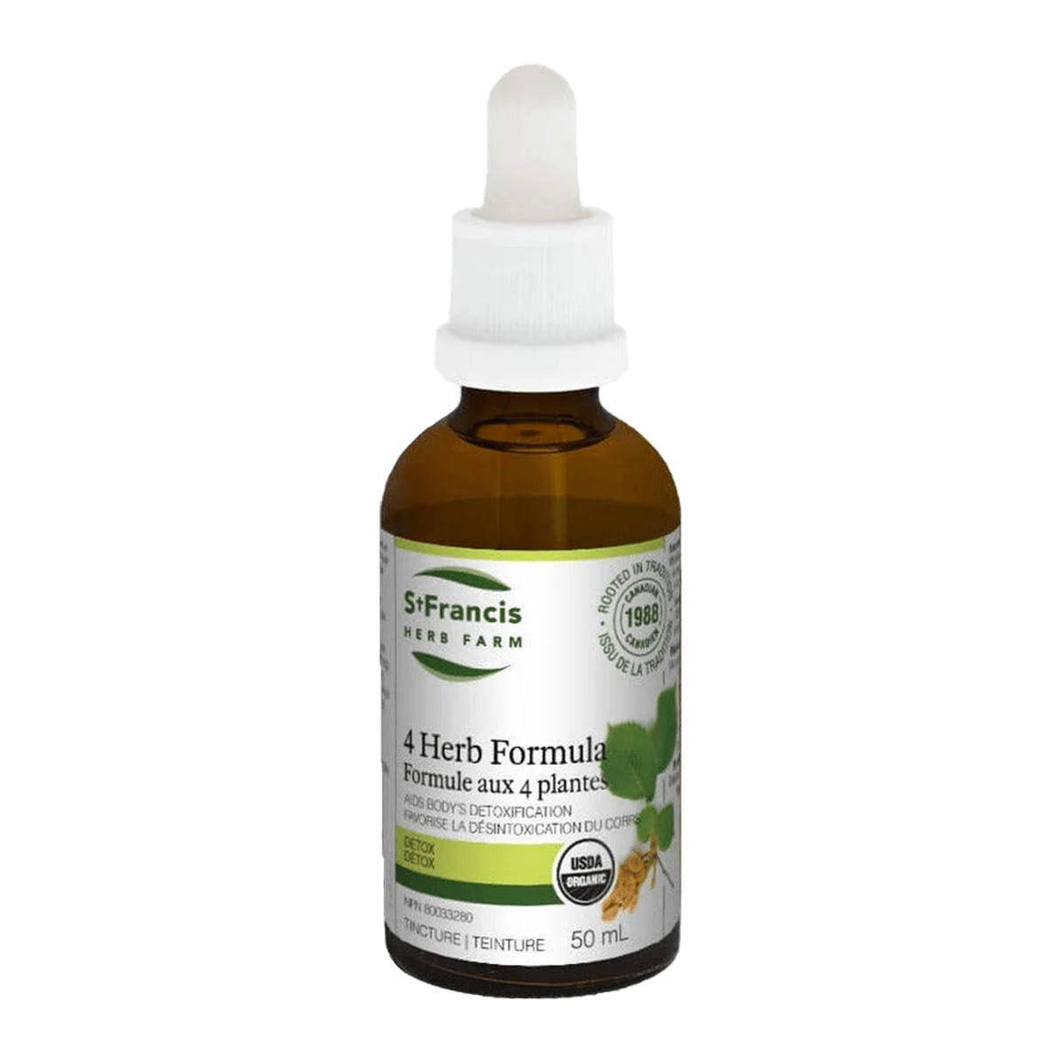 ST-FRANCIS HERB FARM Suppléments Formule aux quatre plantes  50ml