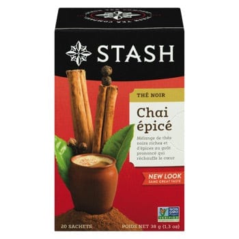 STASH Épicerie Thé Chai épicé 20's 38g